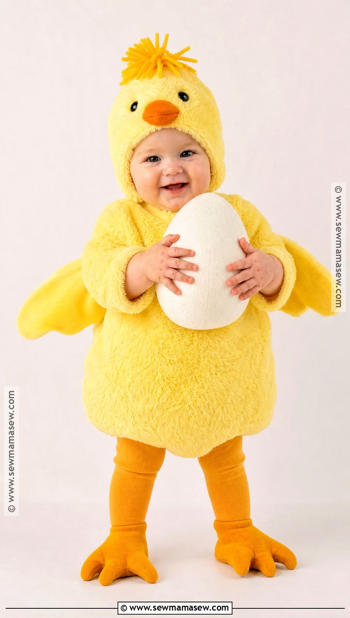 Classic Yellow Baby Chicken Costume - 30 baby chicken costume ideas