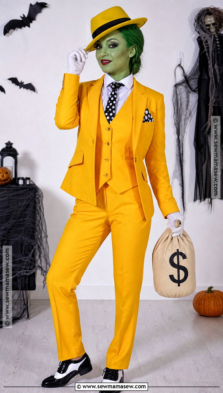 Classic Yellow Suit The Mask Costume - 30 The Mask Costume Ideas for Women