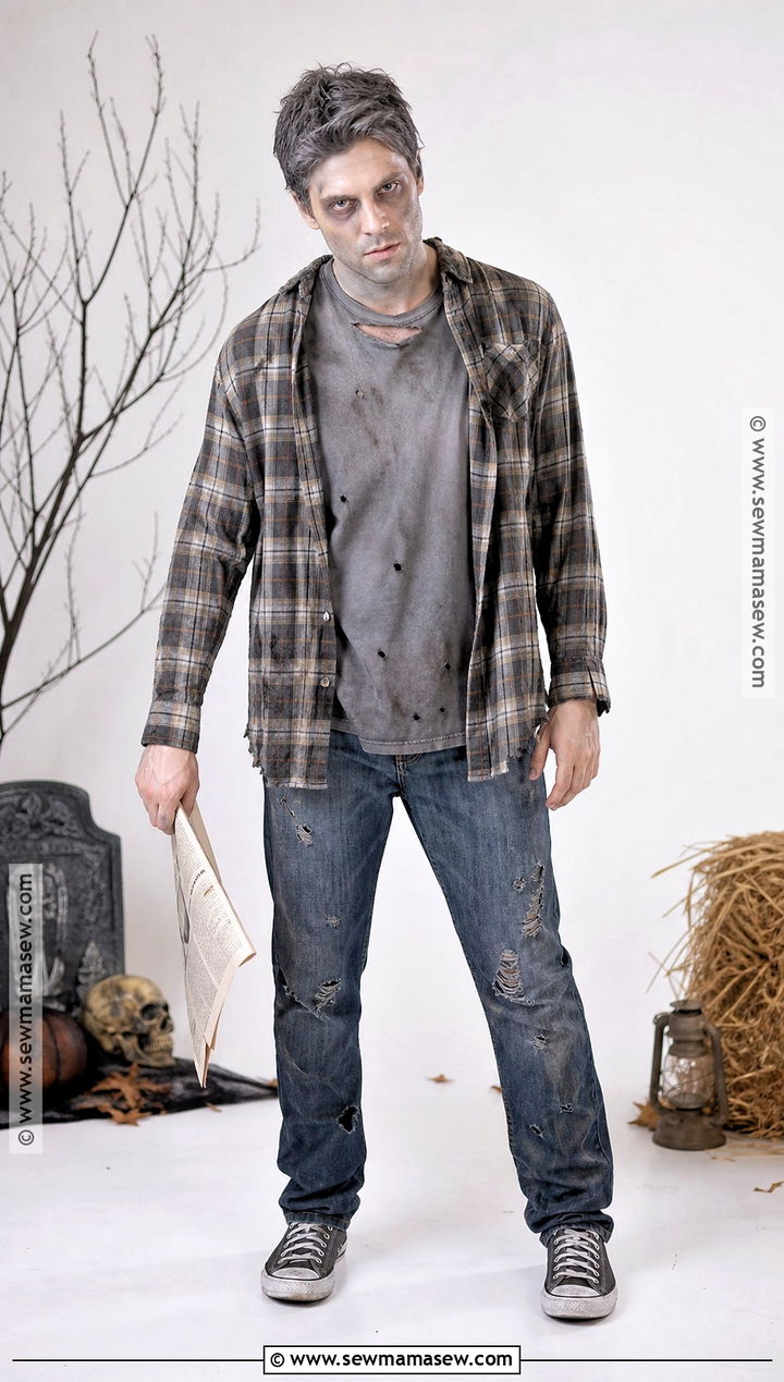 Classic Zombie Costume - 50 iconic halloween costumes
