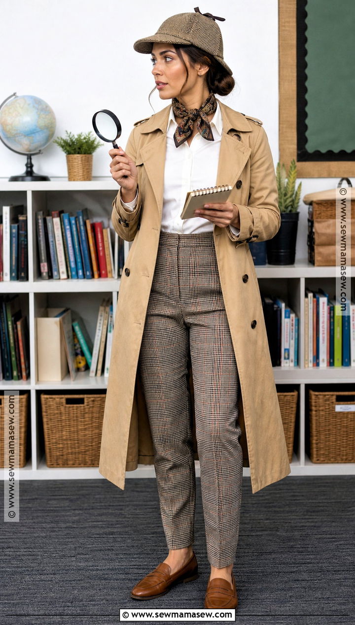 Classroom Detective Teacher Costume - 30 teacher costumes for halloween