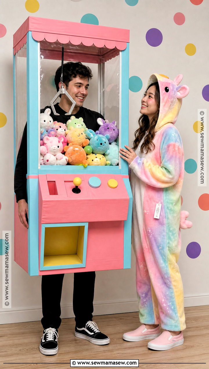 Claw Machine And Plush Prize Couples Costume - 40 unique couples halloween costume ideas