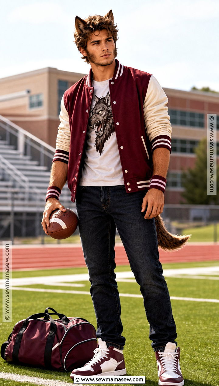 Clawd Wolf Costume With Varsity Jacket - 35 monster high characters costumes