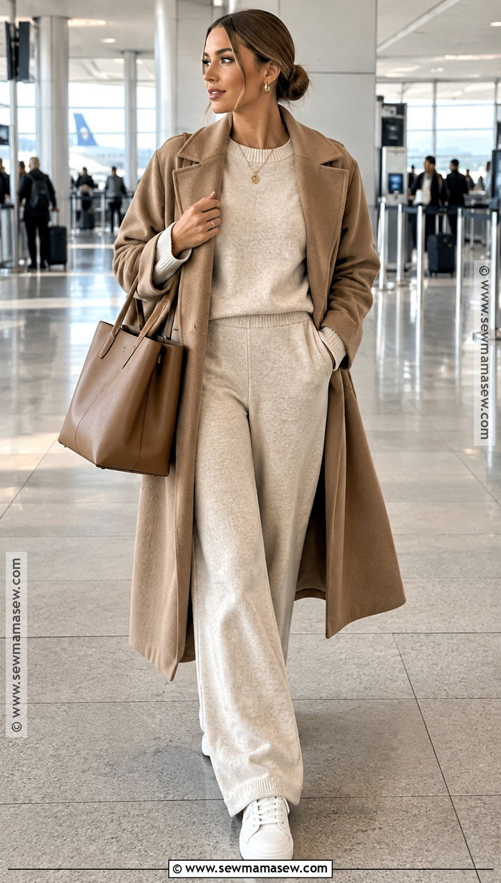 Clean Girl Autumn Outfit With a Matching Knit Set - 20 clean girl autumn outfit ideas