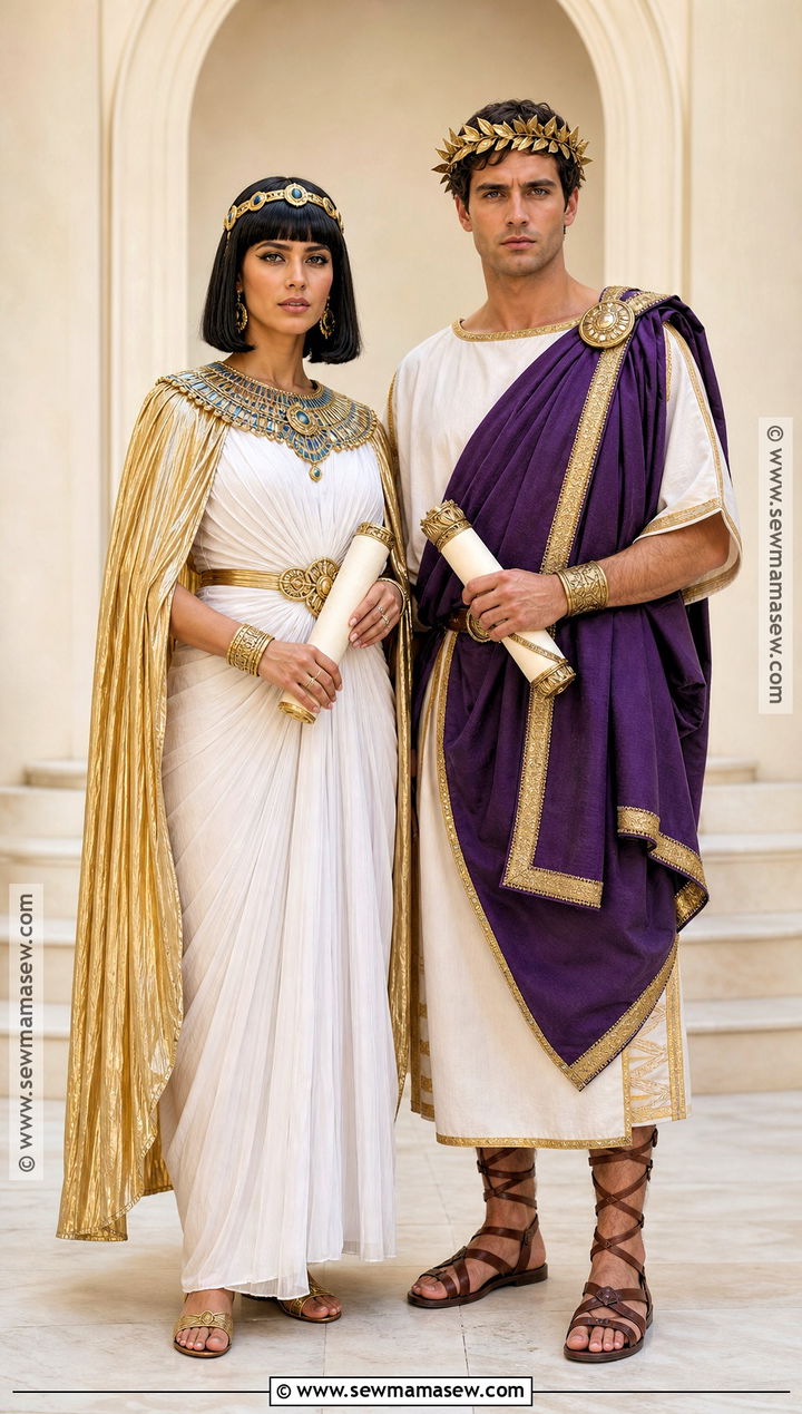 Cleopatra And Julius Caesar Couple Costume - 30 cleopatra couple costume ideas