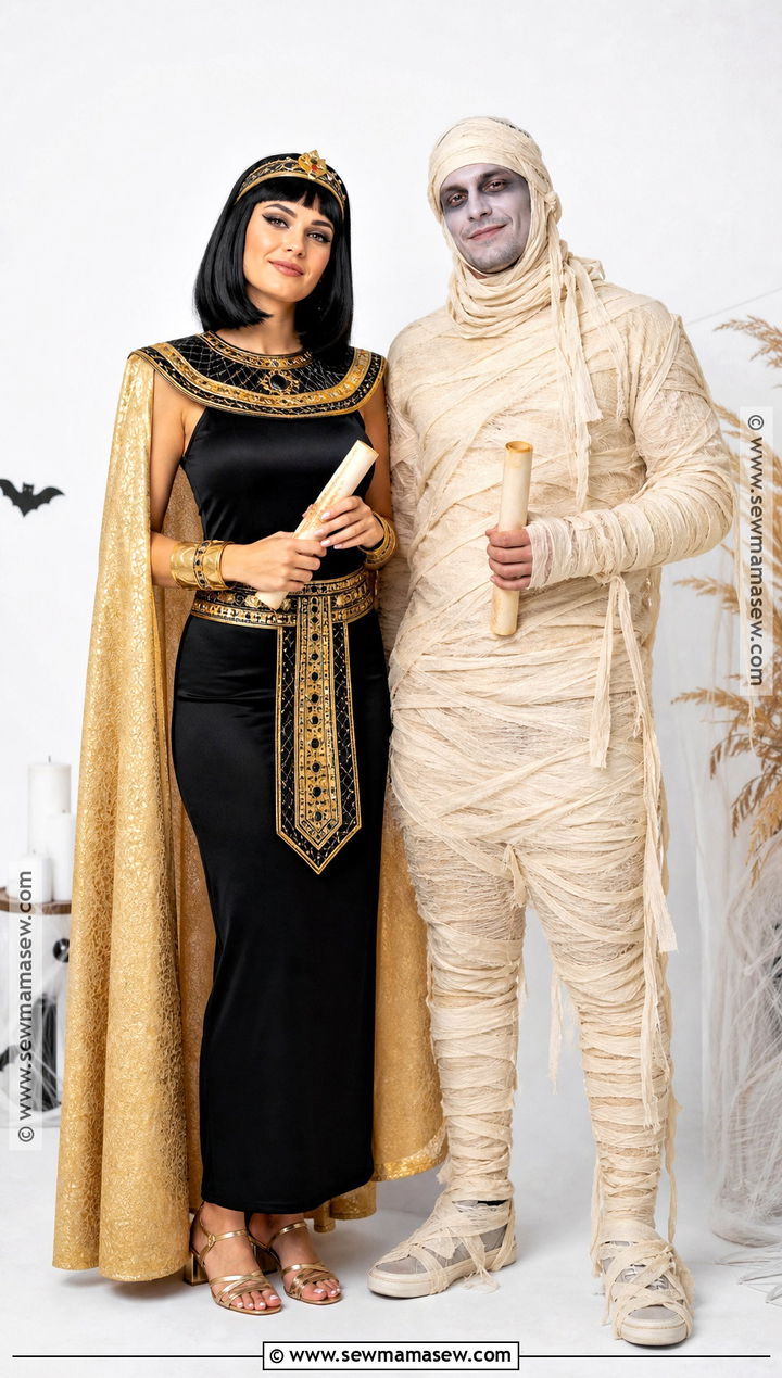 Cleopatra And Mummy Couple Costume - 30 cleopatra couple costume ideas