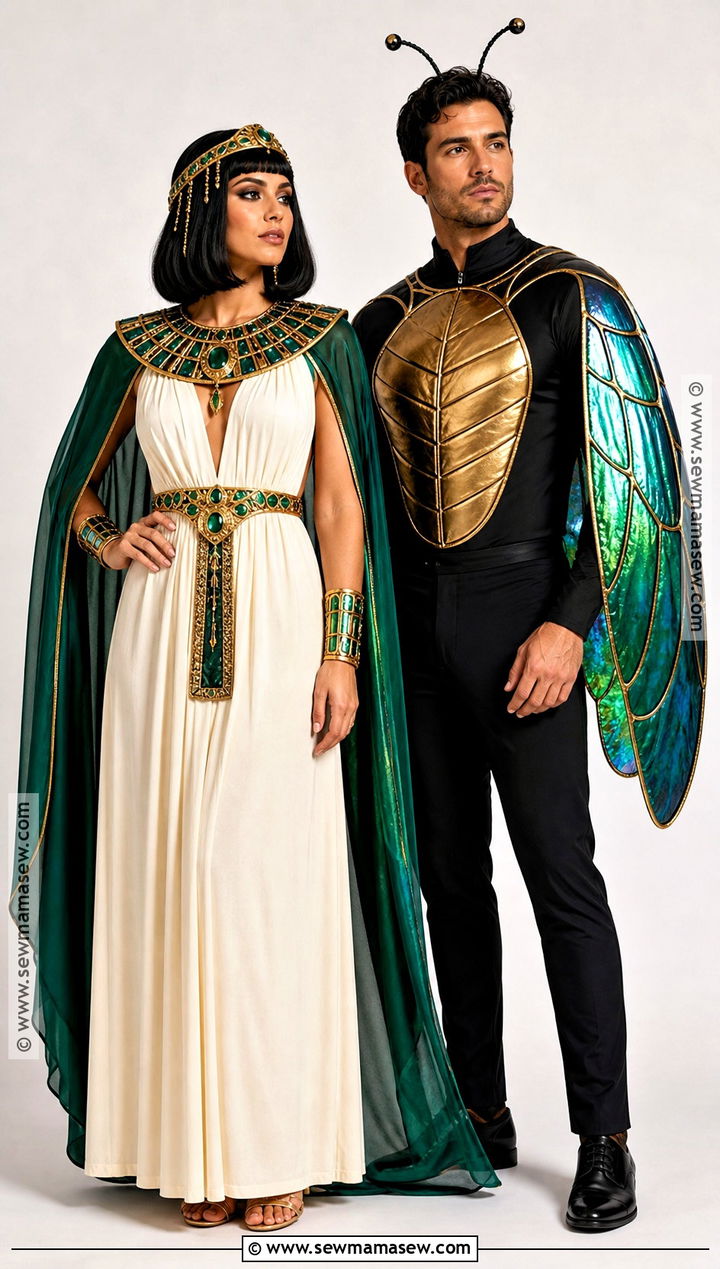 Cleopatra And Scarab Couple Costume - 30 cleopatra couple costume ideas