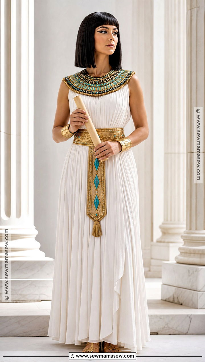 Cleopatra Costume With Blunt Black Hair - 45 black hair halloween costumes