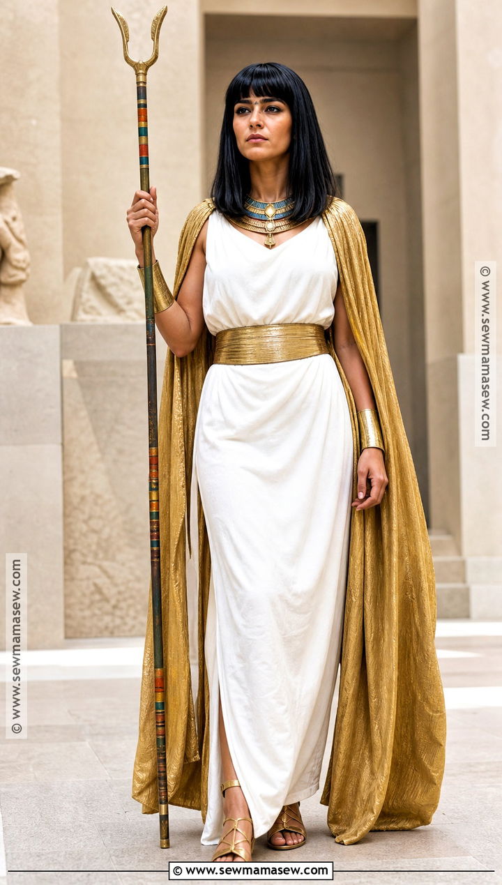 Cleopatra Costume With Straight Black Hair - 30 halloween costume black hair ideas