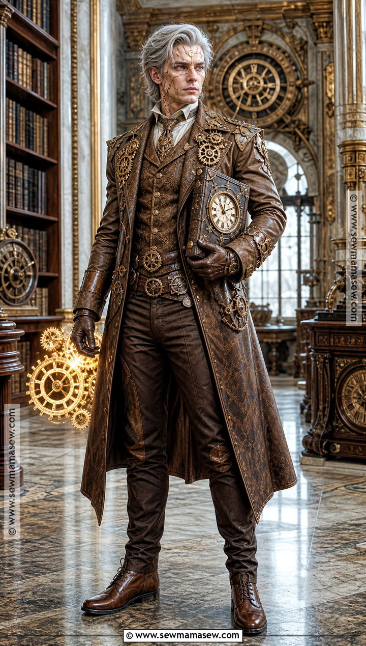 Clockwork Mage Costume With Bronze Coat - 35 Fantasy Costumes