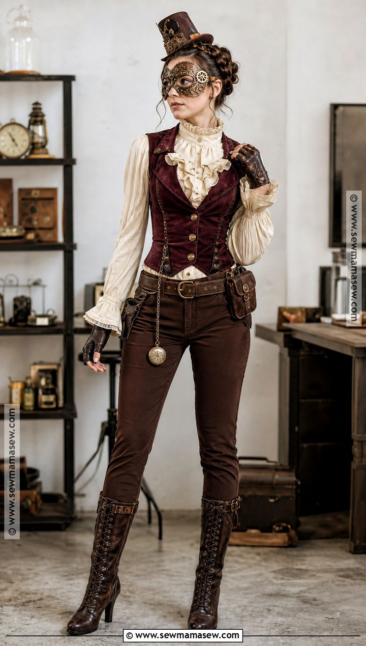 Clockwork Masquerade Costume - 35 masquerade halloween costumes