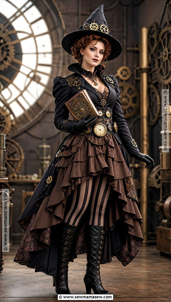 Clockwork Witch Costume - 50 witch costume ideas
