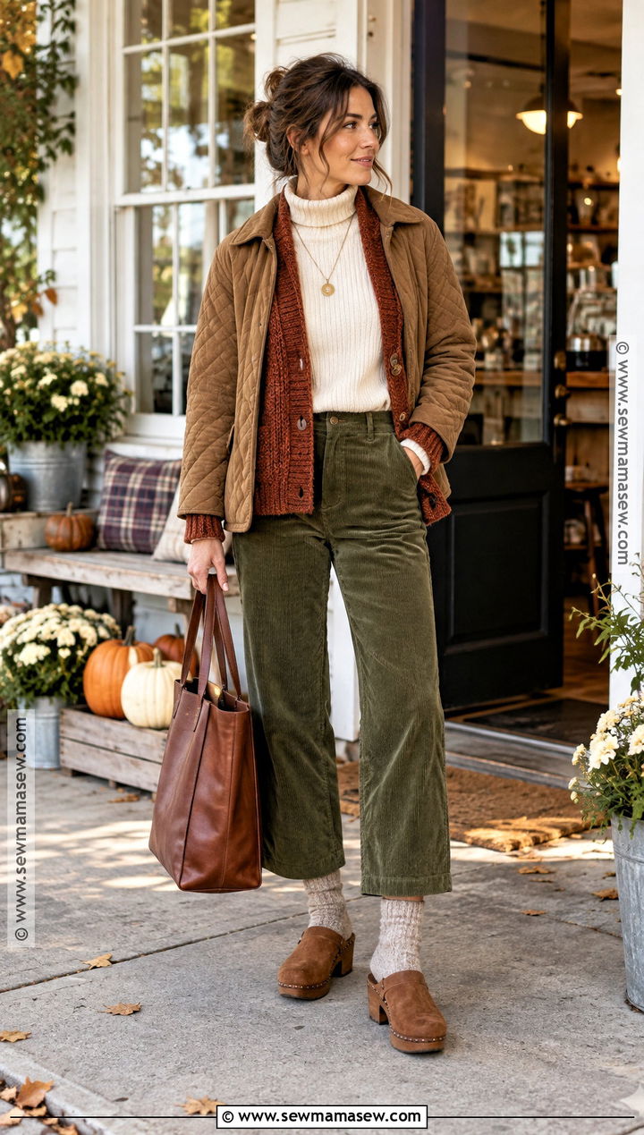 Clogs With Corduroy Pants - 25 fall winter shoes