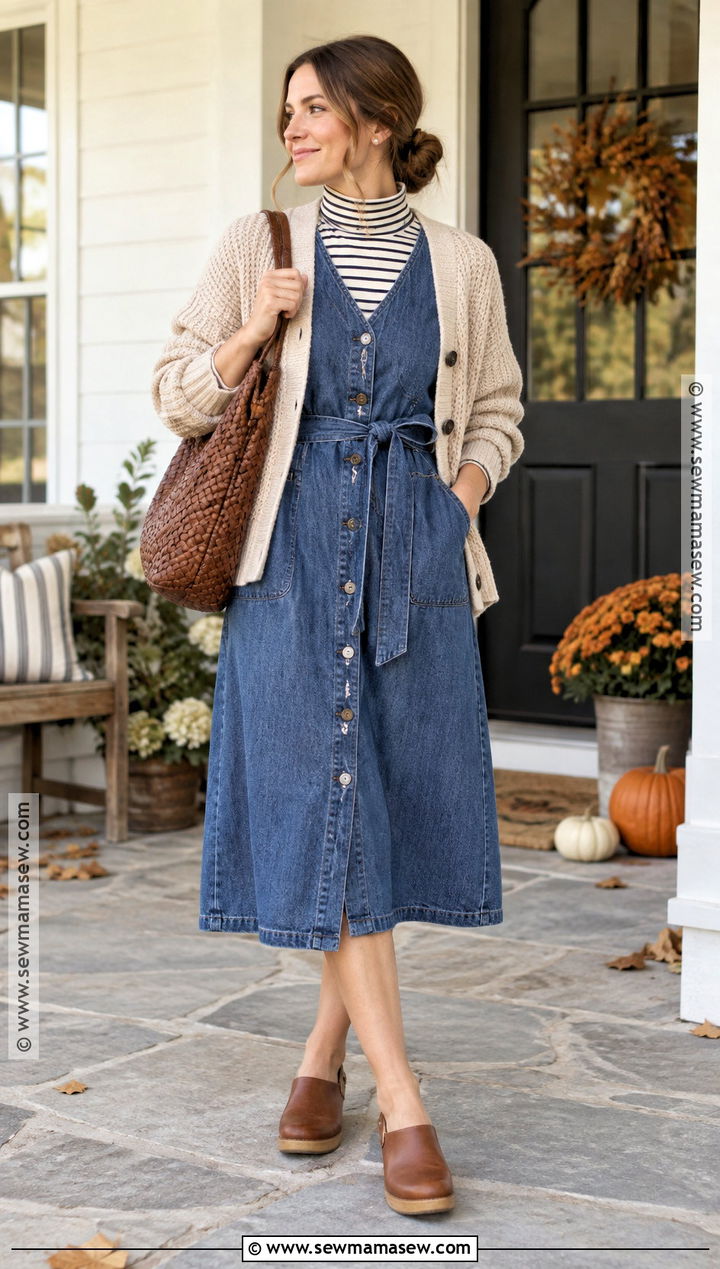 Clogs With Denim Dress - 20 fall shoes with dress
