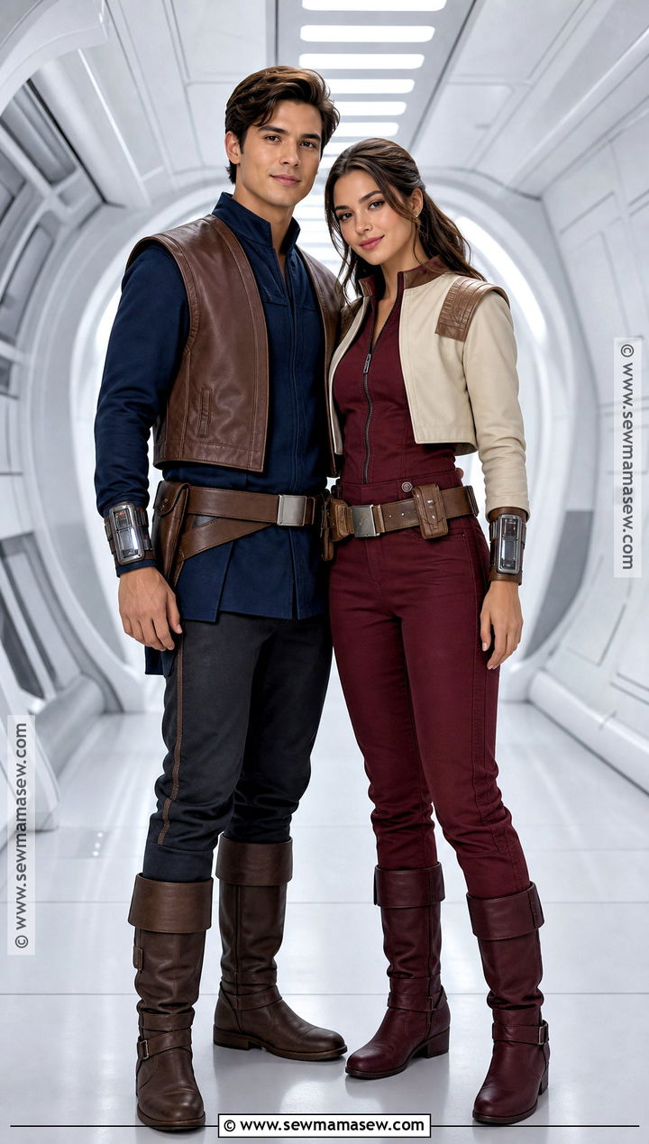 Clone Wars Anakin And Padme Couple Costume - 35 star wars couple costume ideas