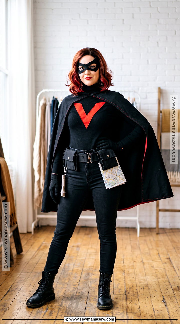 Closet Batwoman Costume With Black Jeans - 40 Batwoman Costume Ideas