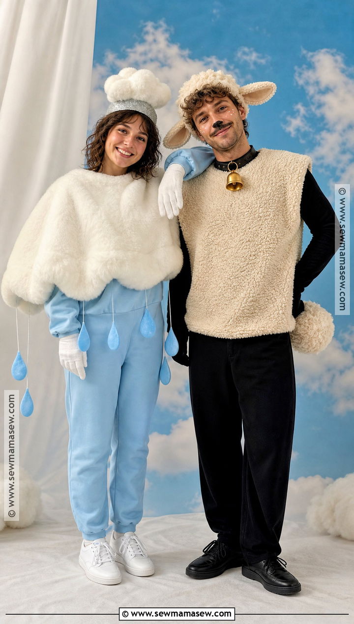 Cloud And Lamb Costume - 30 lamb halloween costume ideas