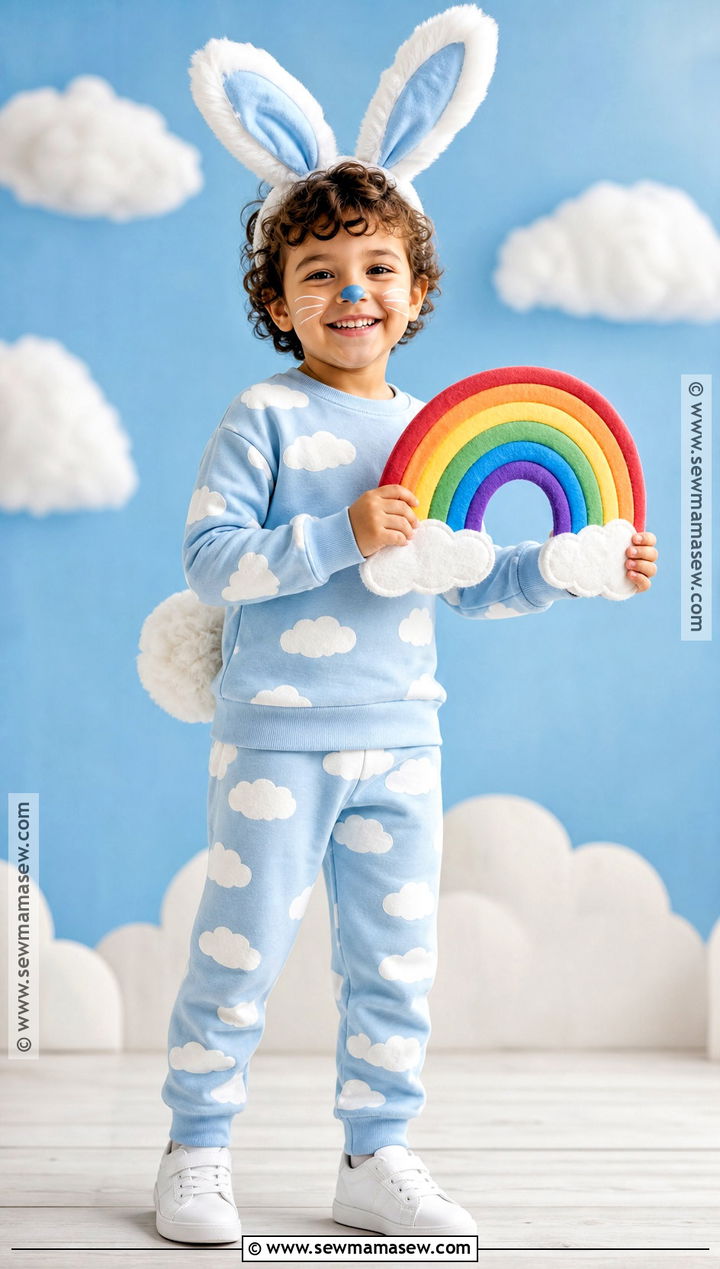 Cloud Bunny Costume - 30 bunny costume ideas for kids