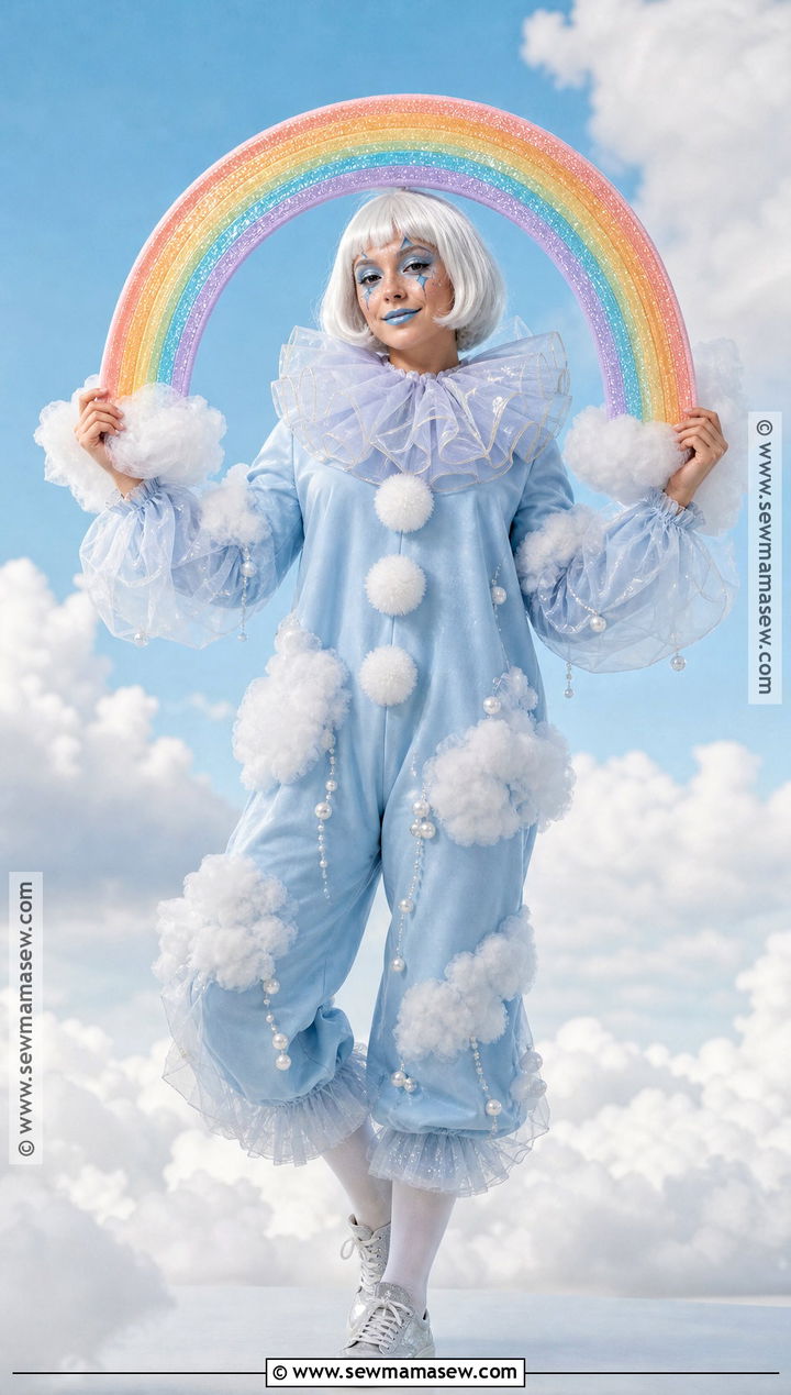 Cloud Circus Clown Costume - 30 circus clown costume ideas