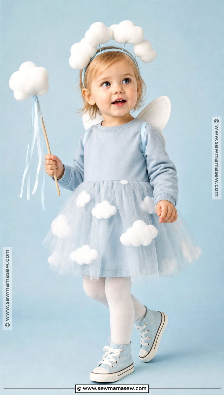 Cloud Fairy Costume - 30 toddler fairy costume ideas