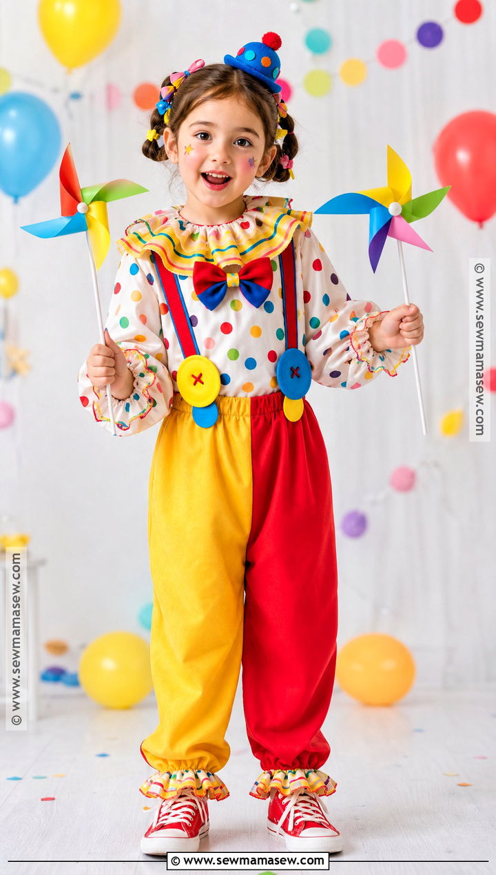 Clown Fancy Dress Costume - 35 fancy dress costumes for kids