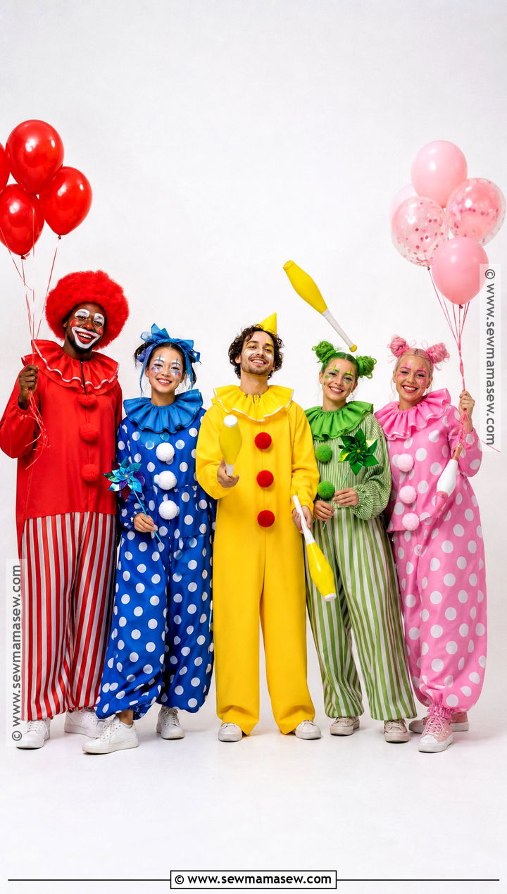 Clown Friend Group Costume - 35 clown costume inspo ideas