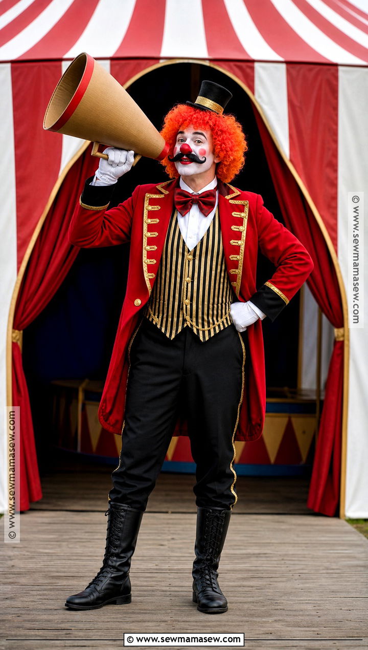 Clown Ringmaster Costume - 30 Clown Costume Ideas for Men