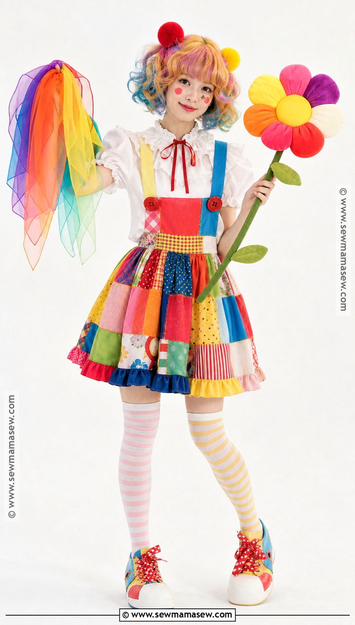 Clowncore Jester Cosplay - 35 cosplay aesthetic ideas