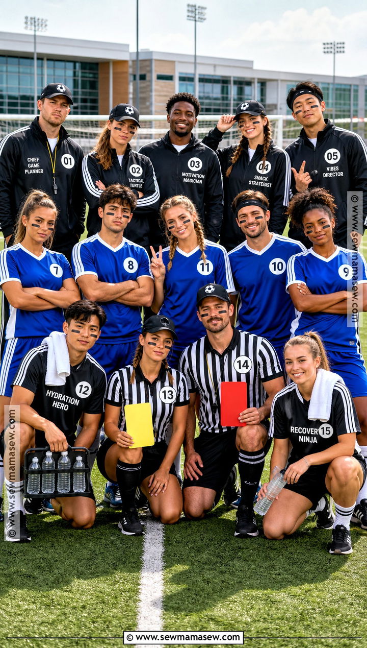 Coaches And Players Soccer Team Costume - 30 Soccer Team Halloween Costumes