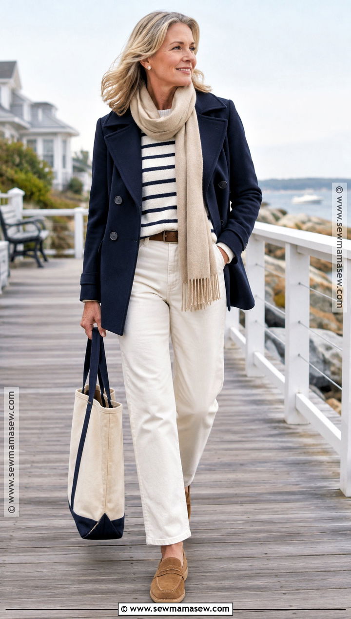 Coastal Grandmother Fall Outfit - 15 Aesthetic Clothes Fall