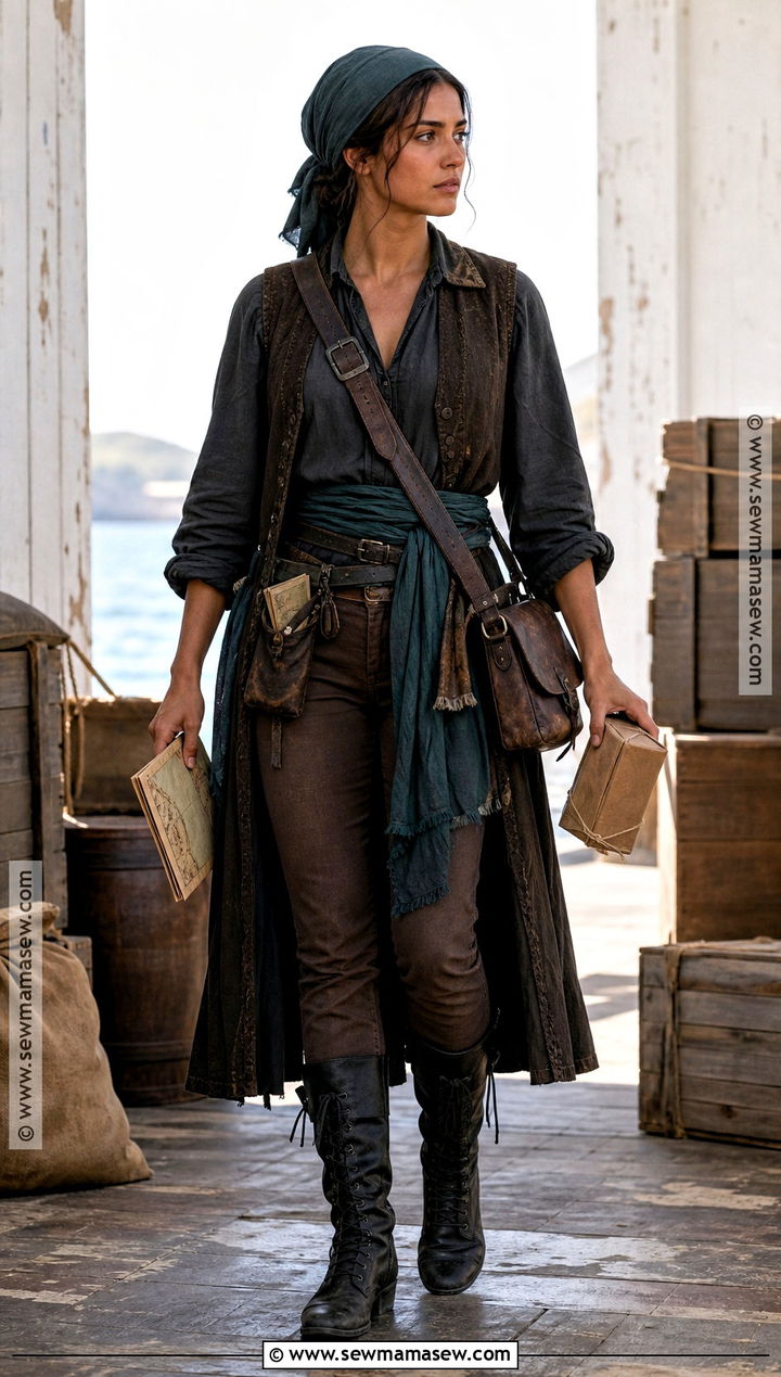 Coastal Smuggler Pirate Costume - 50 pirate costume ideas for women
