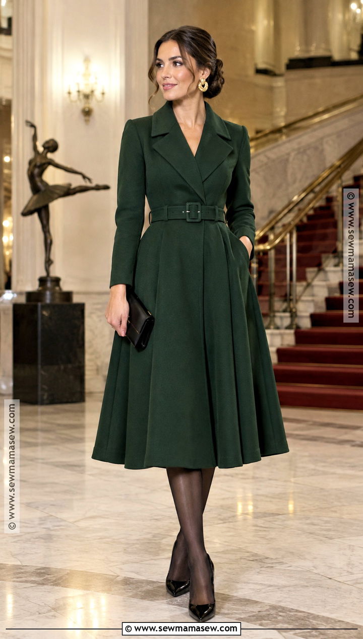 Coat Dress Autumn Evening Outfit - 25 autumn evening outfits