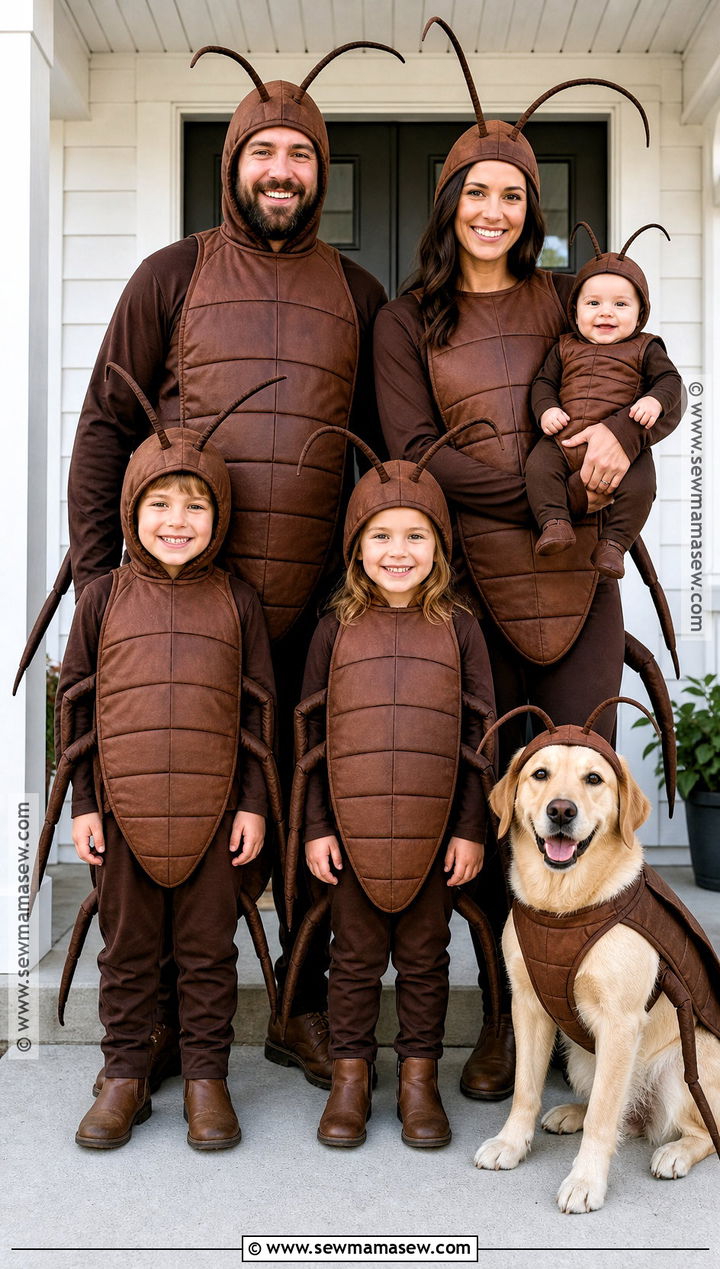 Cockroach Family Costume - 30 Cockroach Costume Ideas