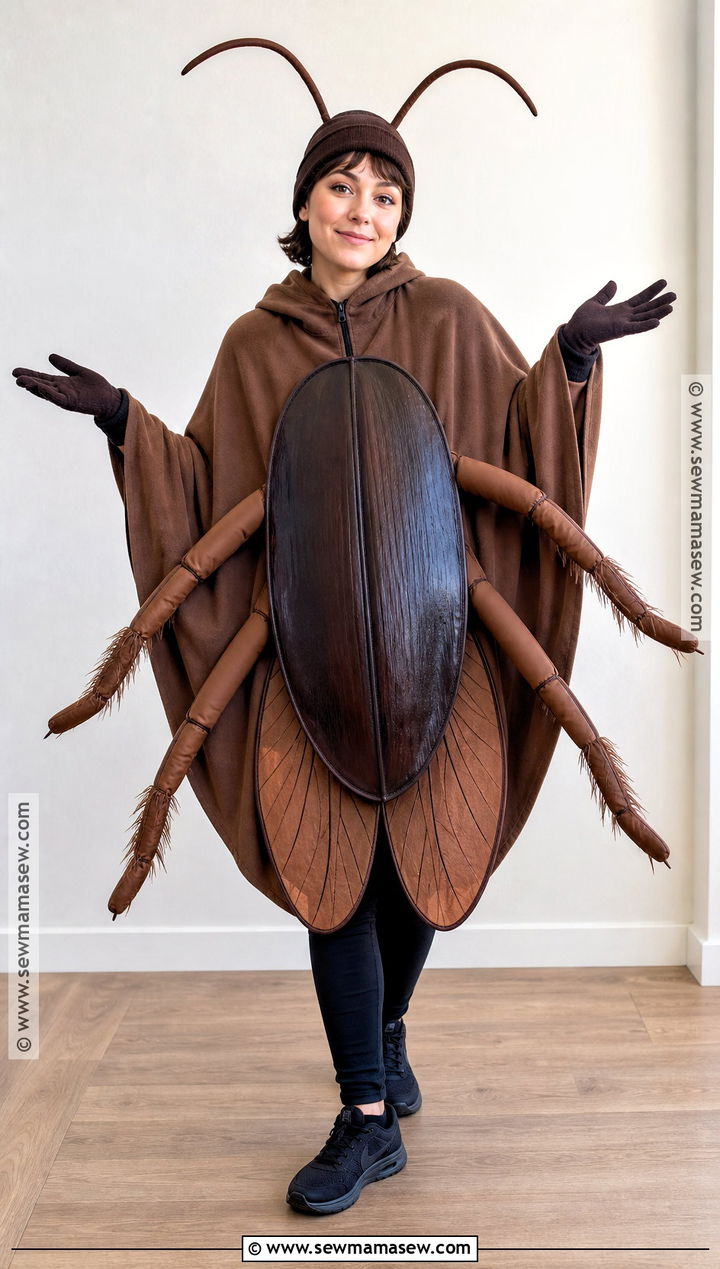 Cockroach Poncho Costume - 30 Cockroach Costume Ideas