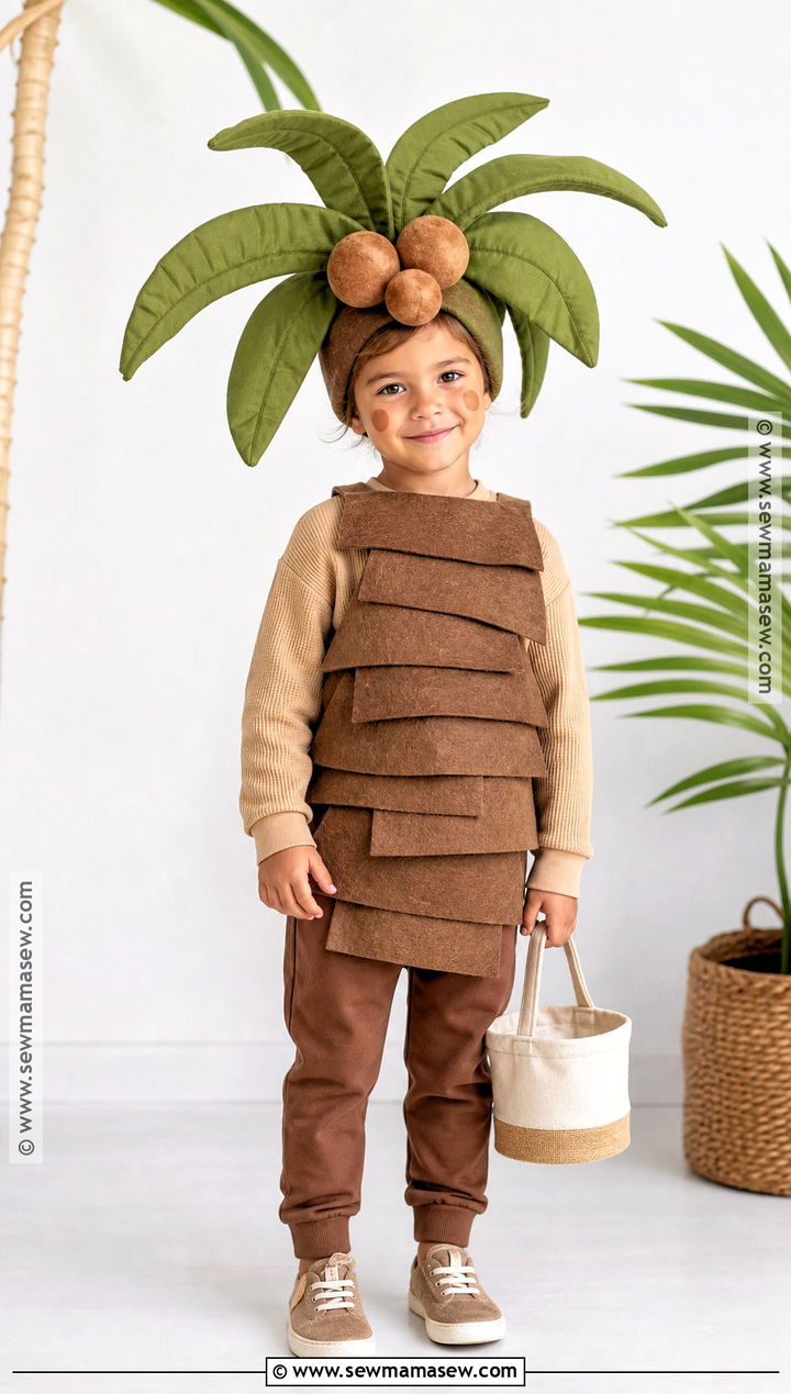 Coconut Tree Costume - 30 tree costume ideas for kids