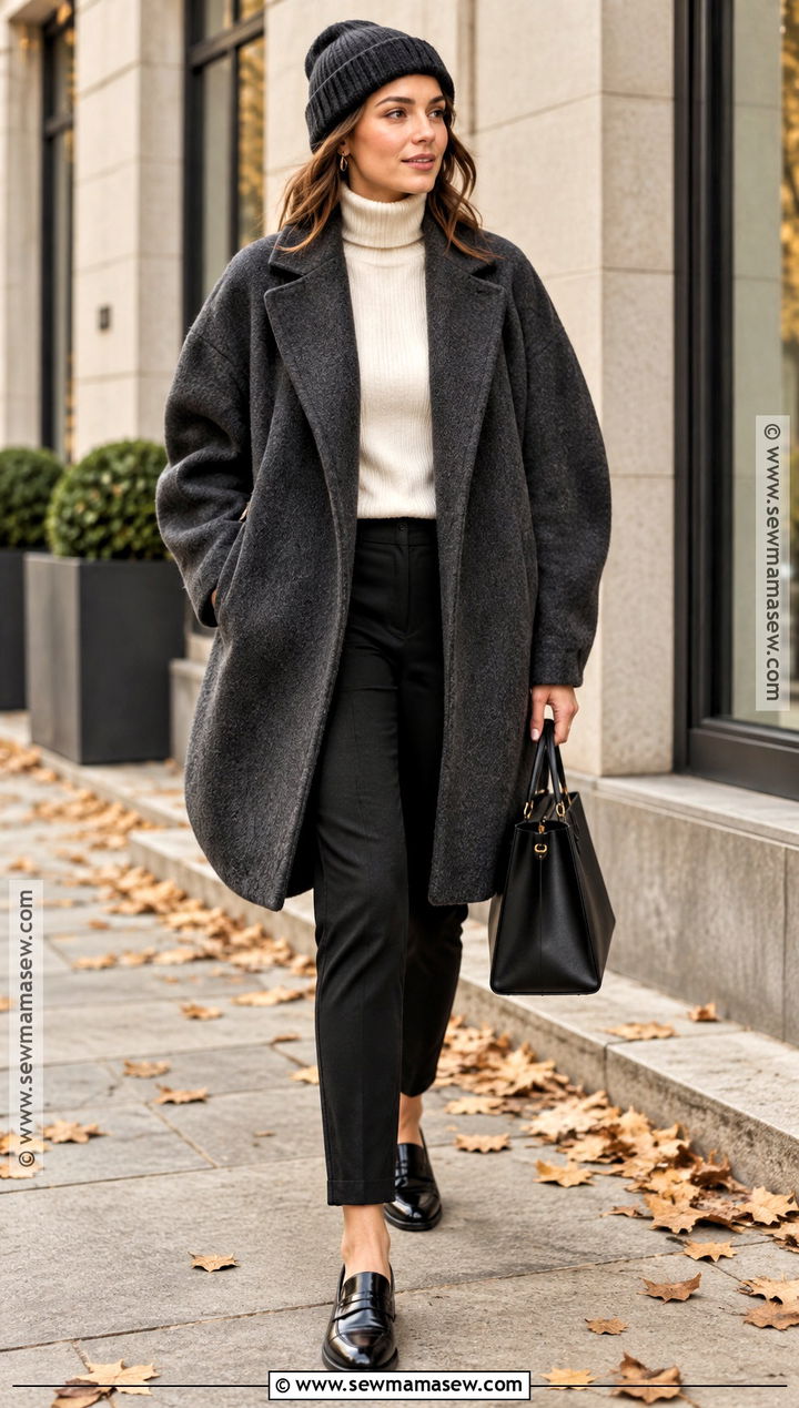 Cocoon Fall Coat Outfit - 25 fall coats for women