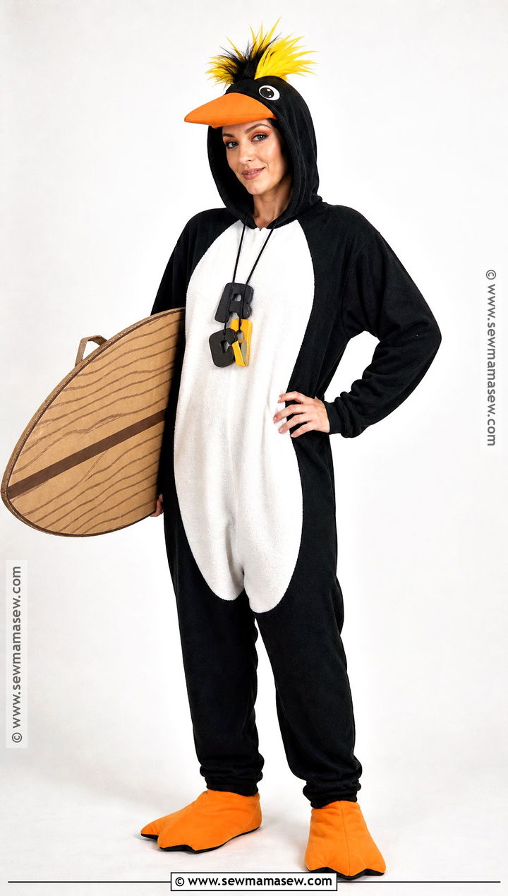 Cody Maverick Costume With Cardboard Surfboard - 30 Cody Maverick Costume Ideas