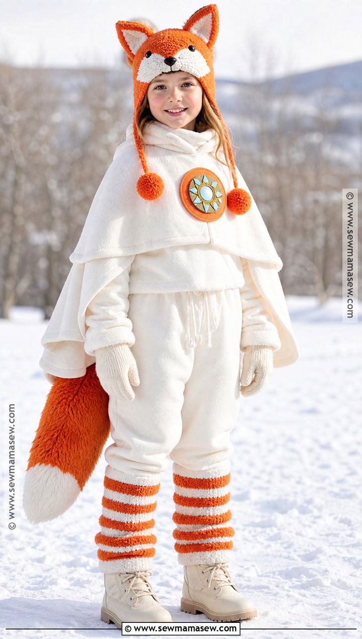 Cold Weather Ash Costume With White Layers - 30 ash fantastic mr fox costume ideas