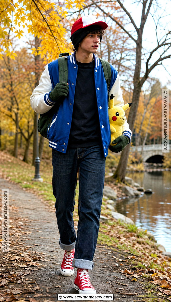 Cold Weather Ash Ketchum Costume - 35 ash ketchum costume ideas