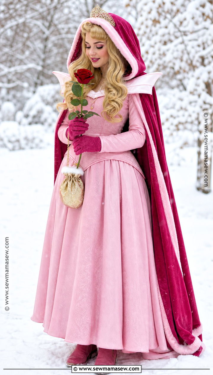 Cold Weather Aurora Costume - 35 Aurora Sleeping Beauty Costume Ideas