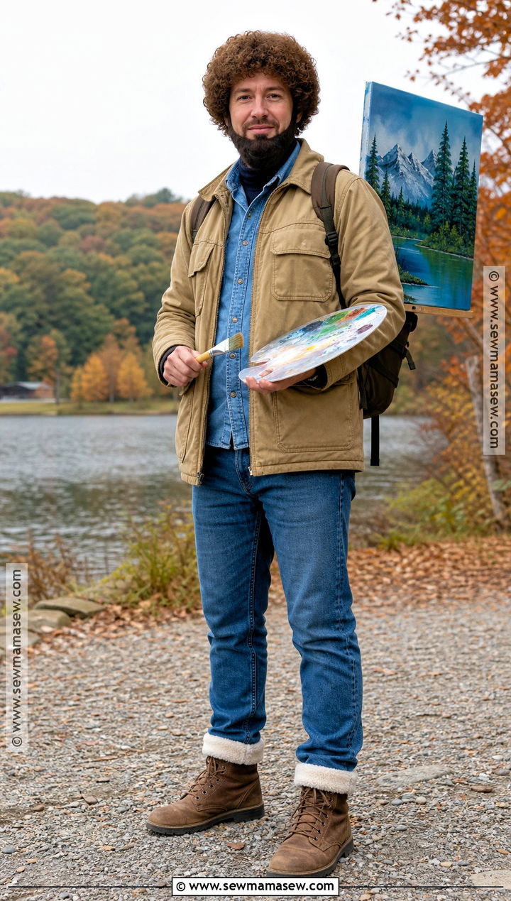 Cold Weather Bob Ross Costume - 35 bob ross costume ideas