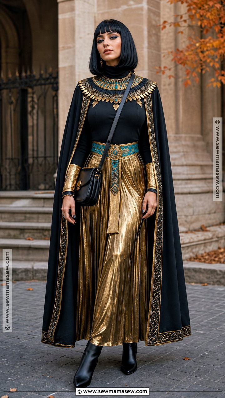 Cold Weather Cleopatra Outfit - 30 Cleopatra Halloween Outfit Ideas