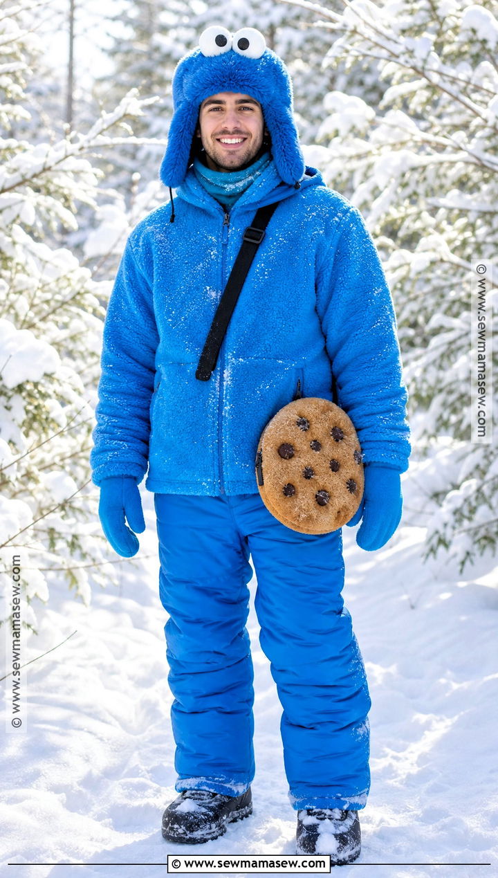 Cold Weather Cookie Monster Costume - 40 cookie monster costume ideas