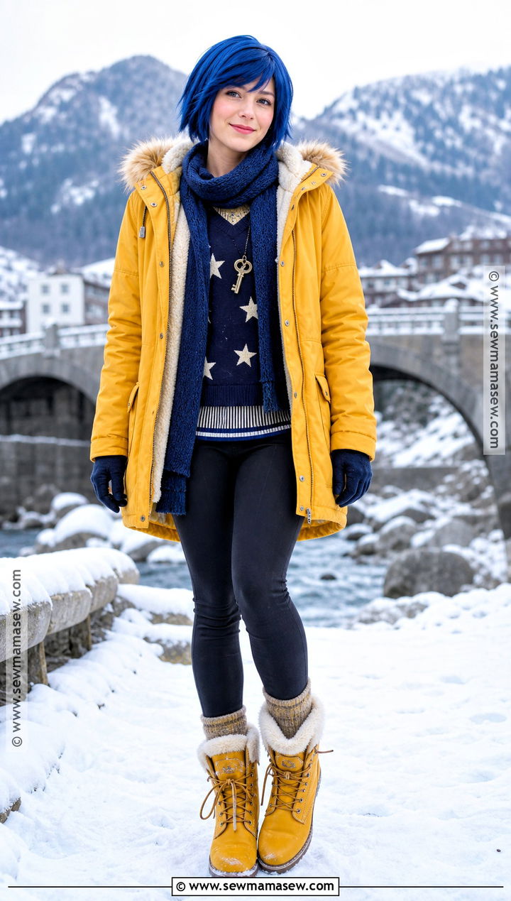 Cold Weather Coraline Costume - 40 coraline halloween costume ideas