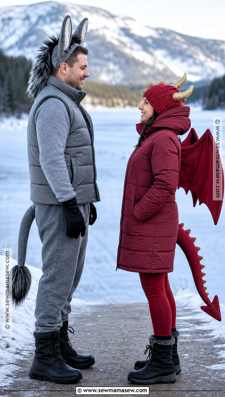 Cold Weather Donkey And Dragon Costume - 35 donkey and dragon costume ideas