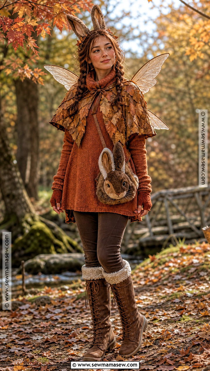 Cold Weather Fawn Costume With Cape - 30 fawn tinkerbell costume ideas