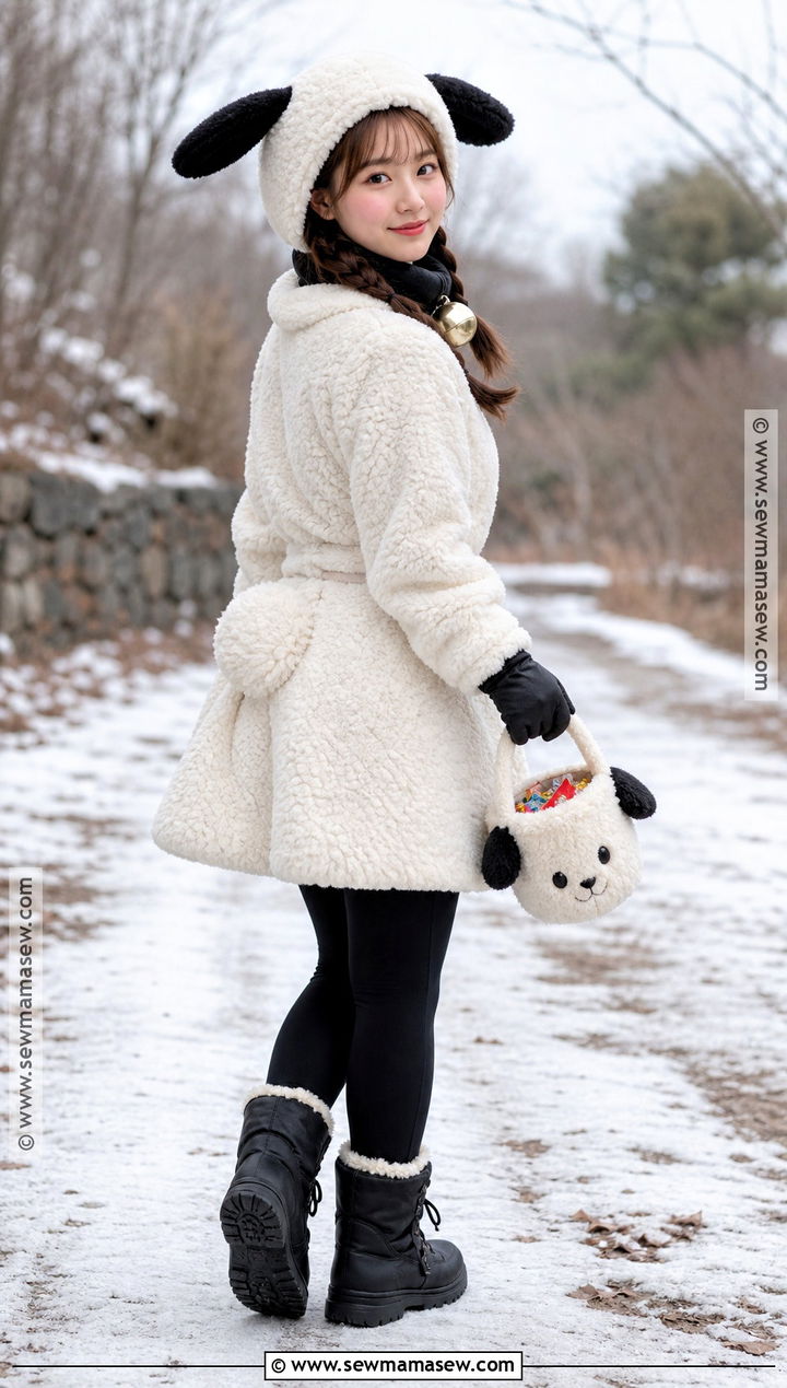 Cold Weather Lamb Costume - 30 lamb halloween costume ideas