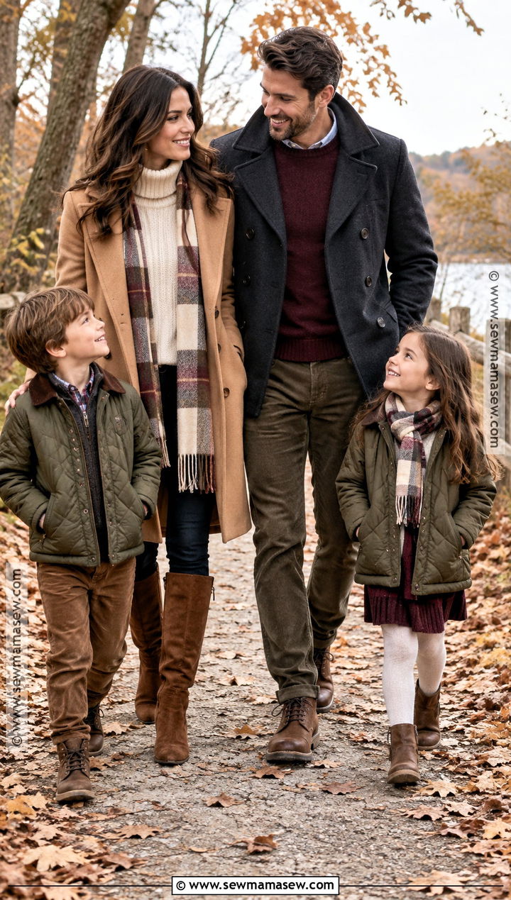 Cold Weather Layered Fall Family Outfit - 20 fall family outfit ideas