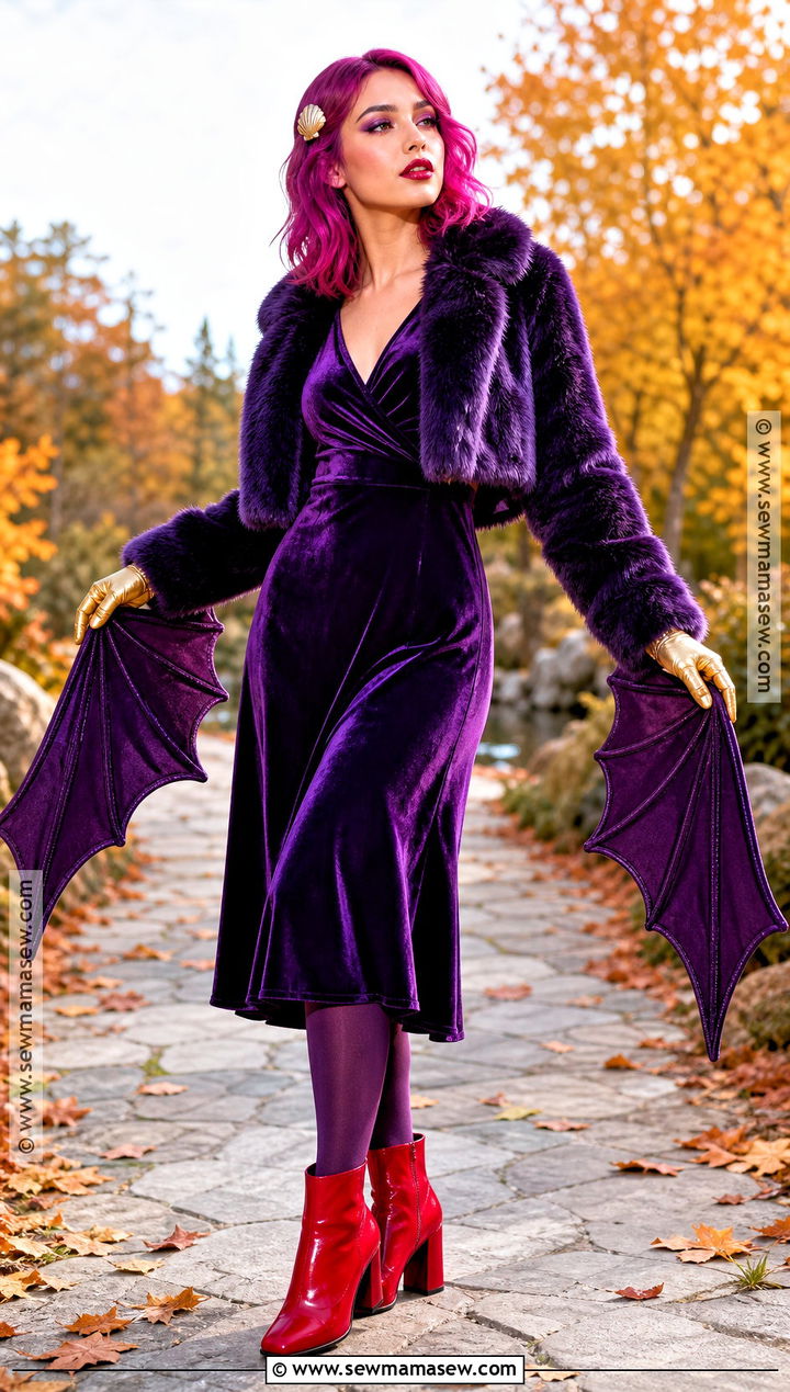 Cold Weather Lola Costume With Velvet Dress - 30 lola from shark tale costume ideas