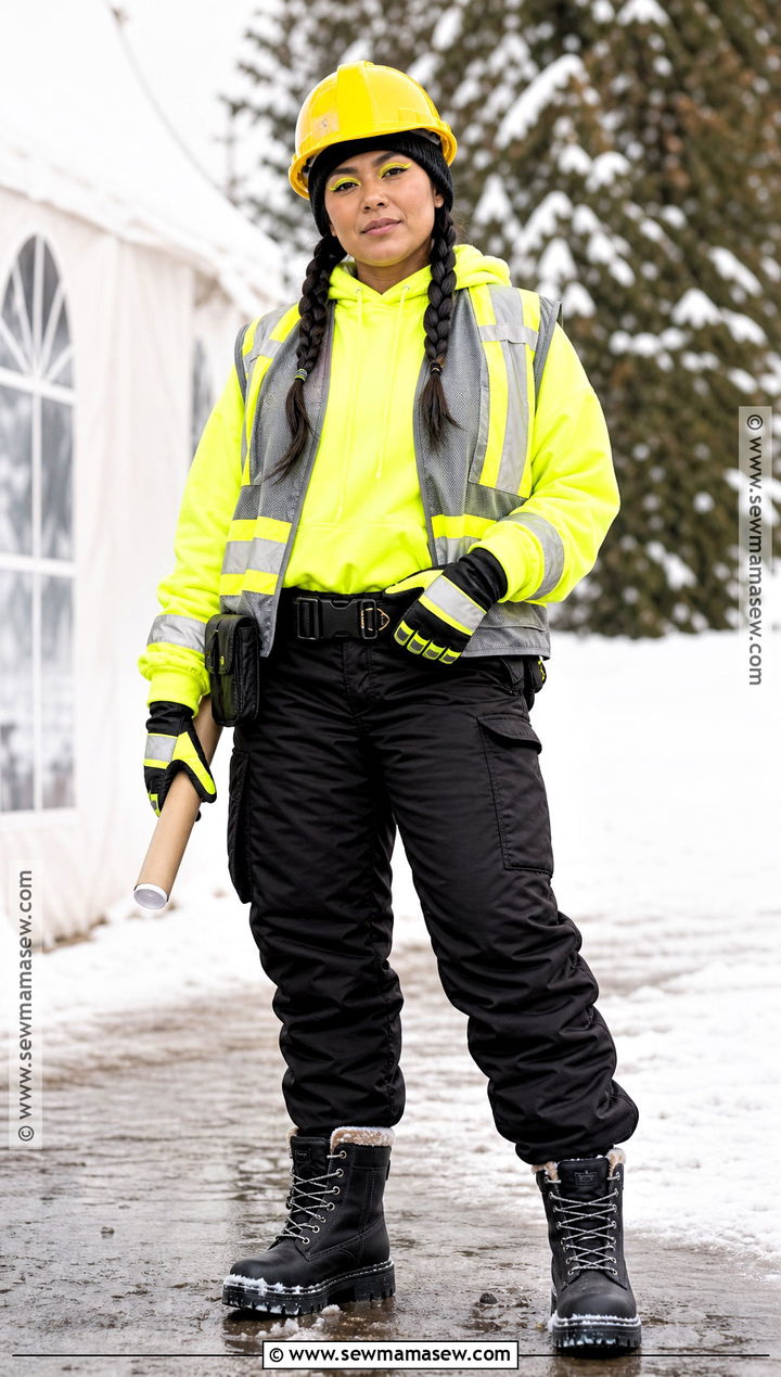 Cold Weather Neon Construction Worker Costume - 35 neon construction worker costume ideas