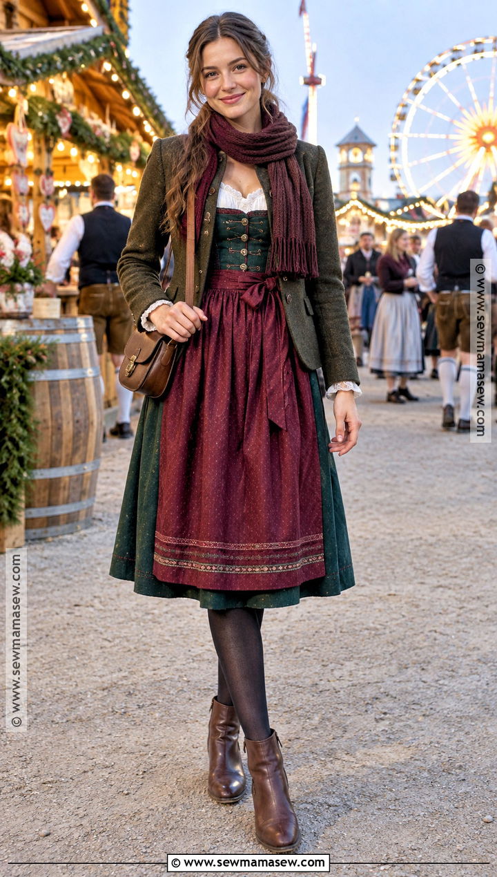 Cold Weather Oktoberfest Outfit - 25 october fest outfit ideas